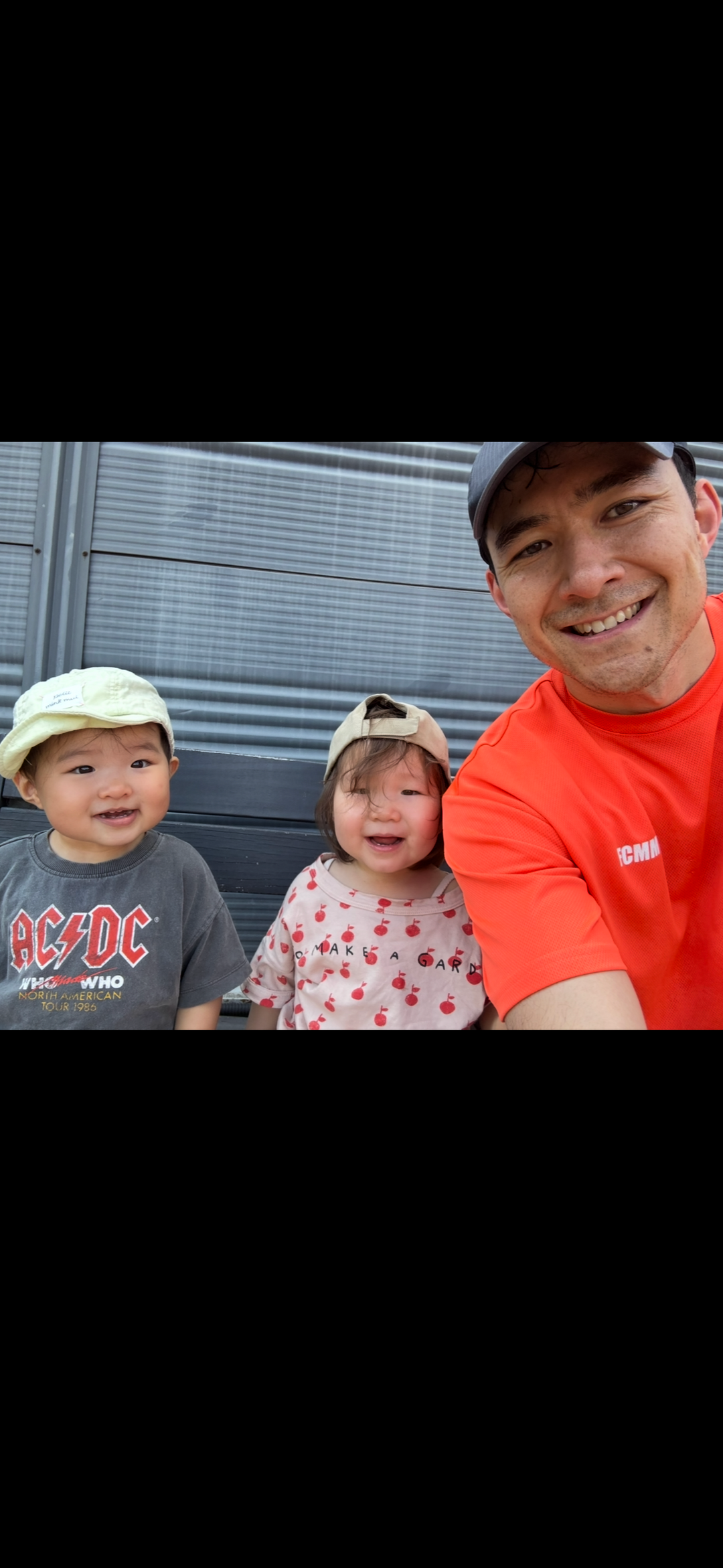 David with Theo and Chloe