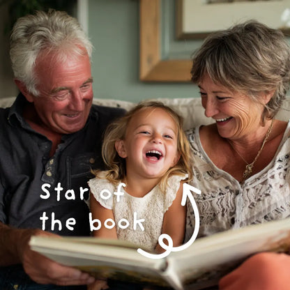 Personalized Art Gift Book for Grandparents